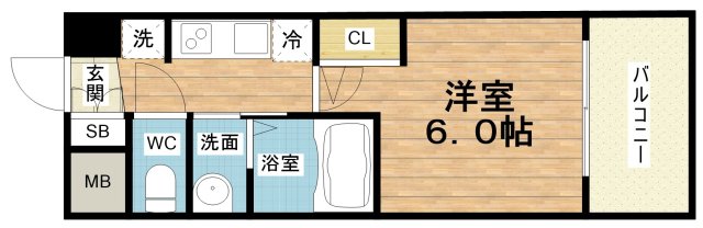 3階の間取り図