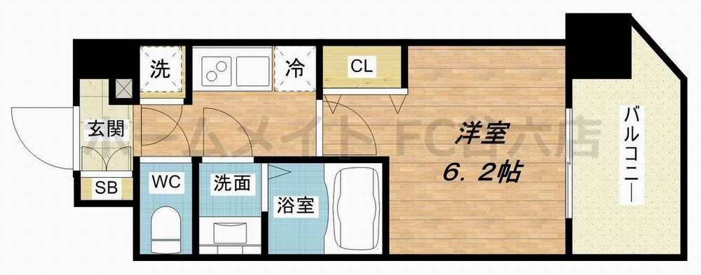 4階の間取り図