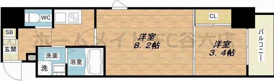 13階の間取り図