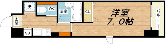 5階の間取り図