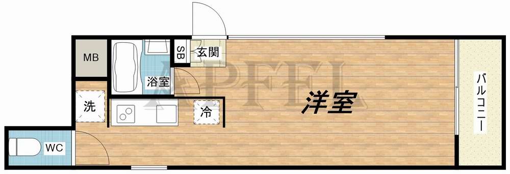 6階の間取り図