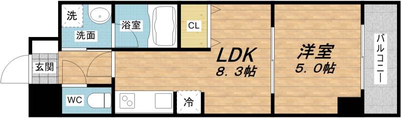 5階の間取り図