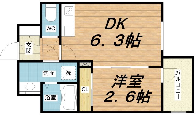 8階の間取り図