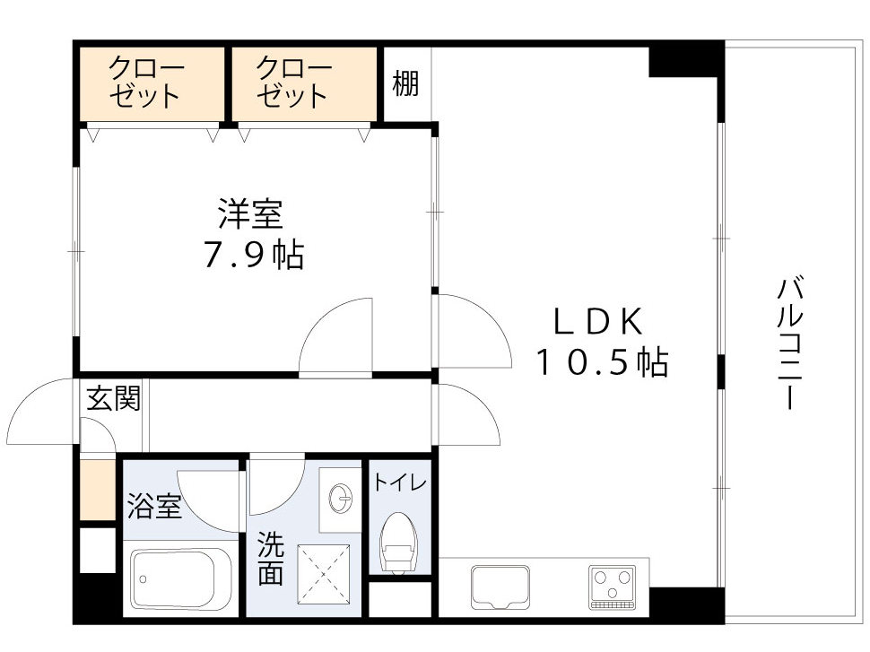 5階の間取り図