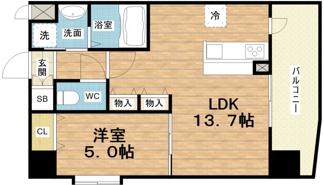 2階の間取り図