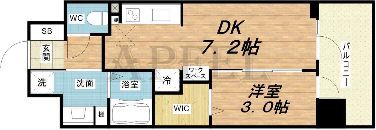 5階の間取り図