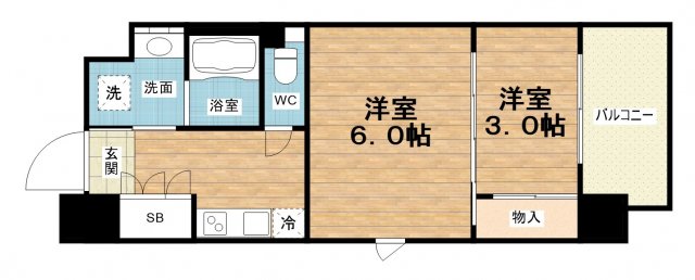 4階の間取り図