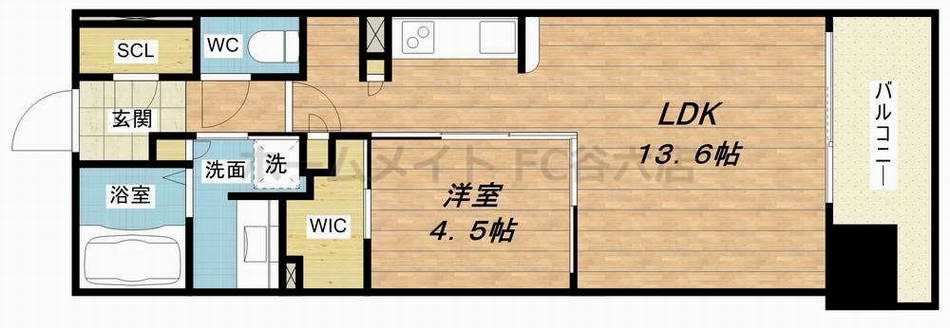 10階の間取り図