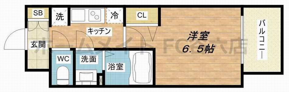 レシオス大阪城公園(3階 / 北東 / 1K)の外観 レシオス大阪城公園(3階 / 北東 / 1K)の外観
