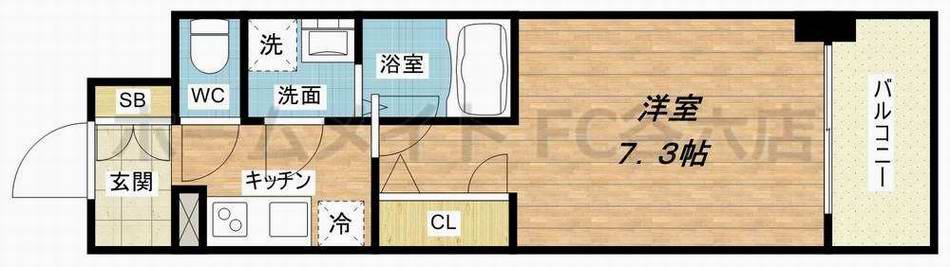 14階の間取り図