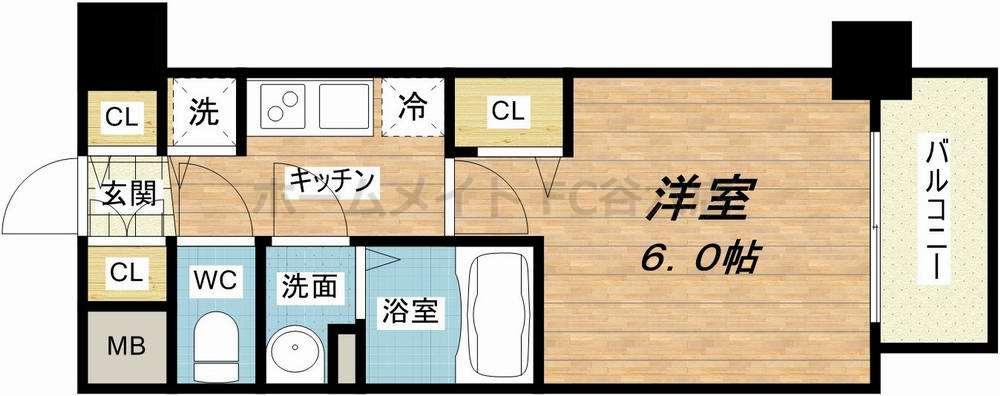 4階の間取り図