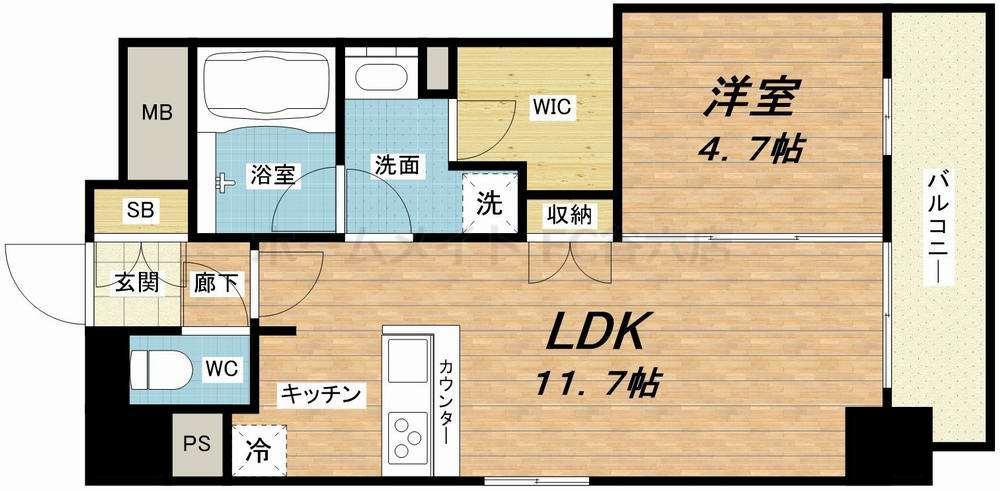9階の間取り図