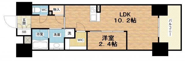 9階の間取り図