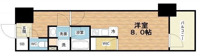 6階の間取り図