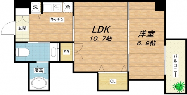 9階の間取り図