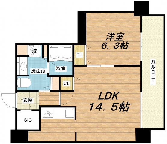 14階の間取り図