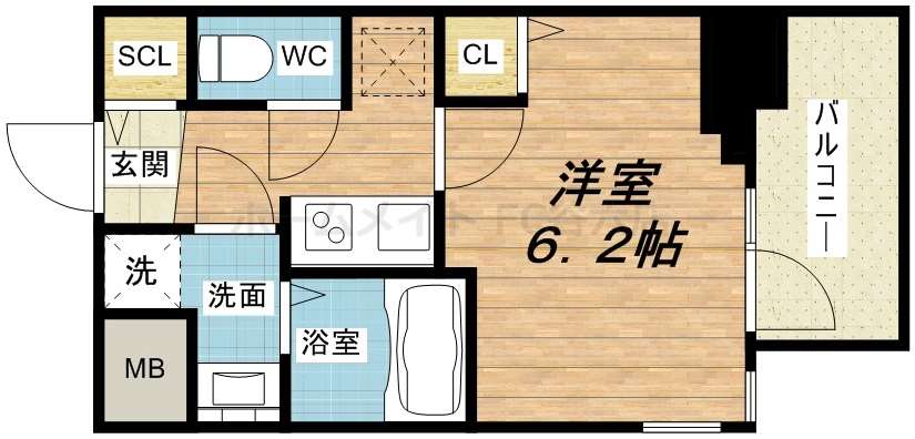2階の間取り図