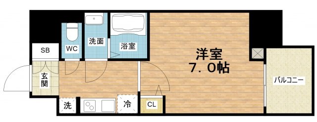 8階の間取り図