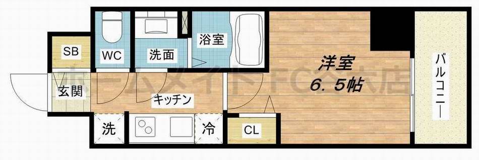 4階の間取り図