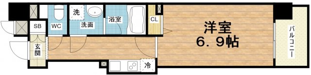 5階の間取り図