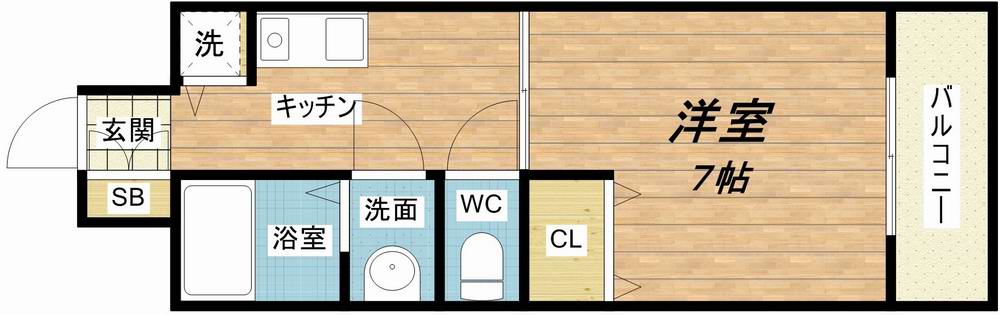 7階の間取り図