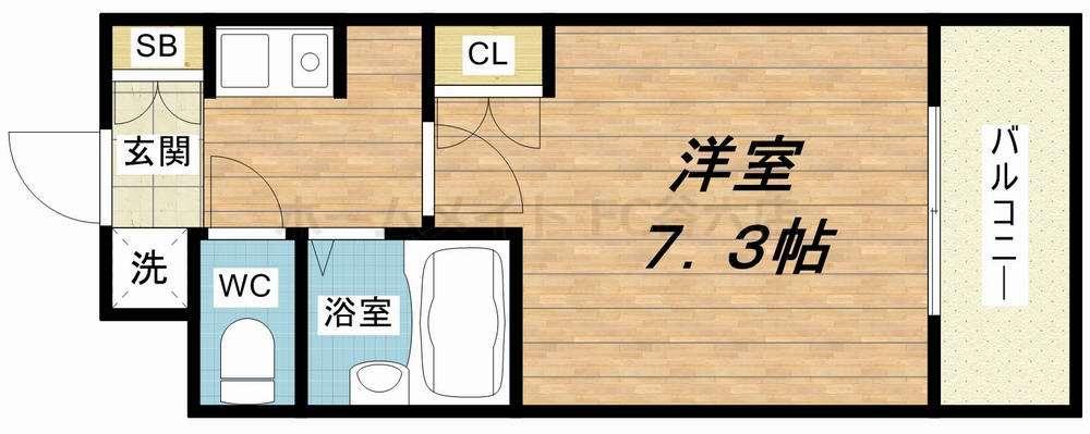 4階の間取り図