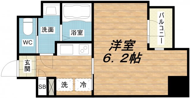 2階の間取り図