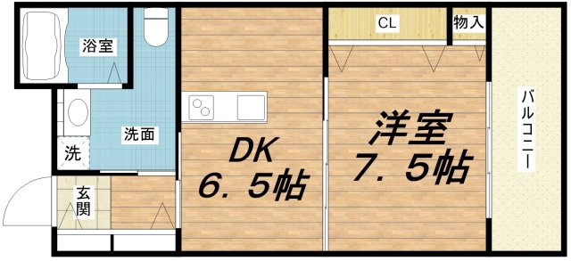 4階の間取り図