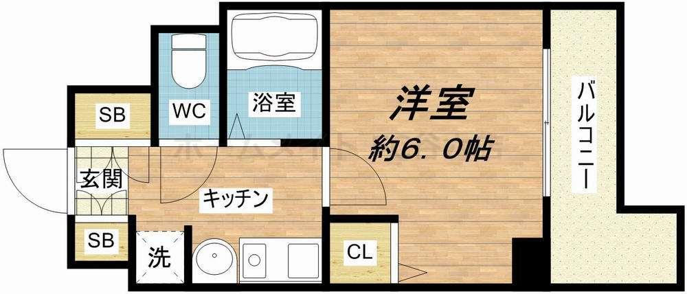 5階の間取り図