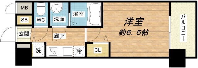 9階の間取り図