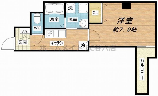 9階の間取り図