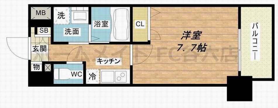 2階の間取り図