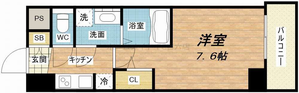7階の間取り図