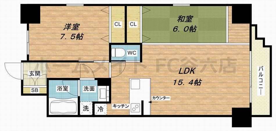 11階の間取り図