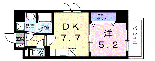 2階の間取り図
