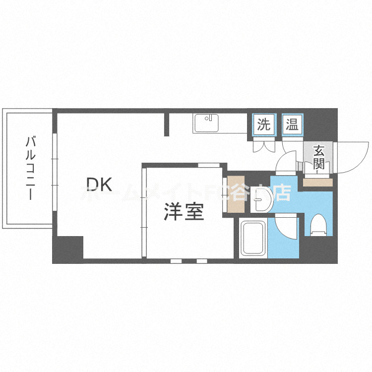 4階の間取り図