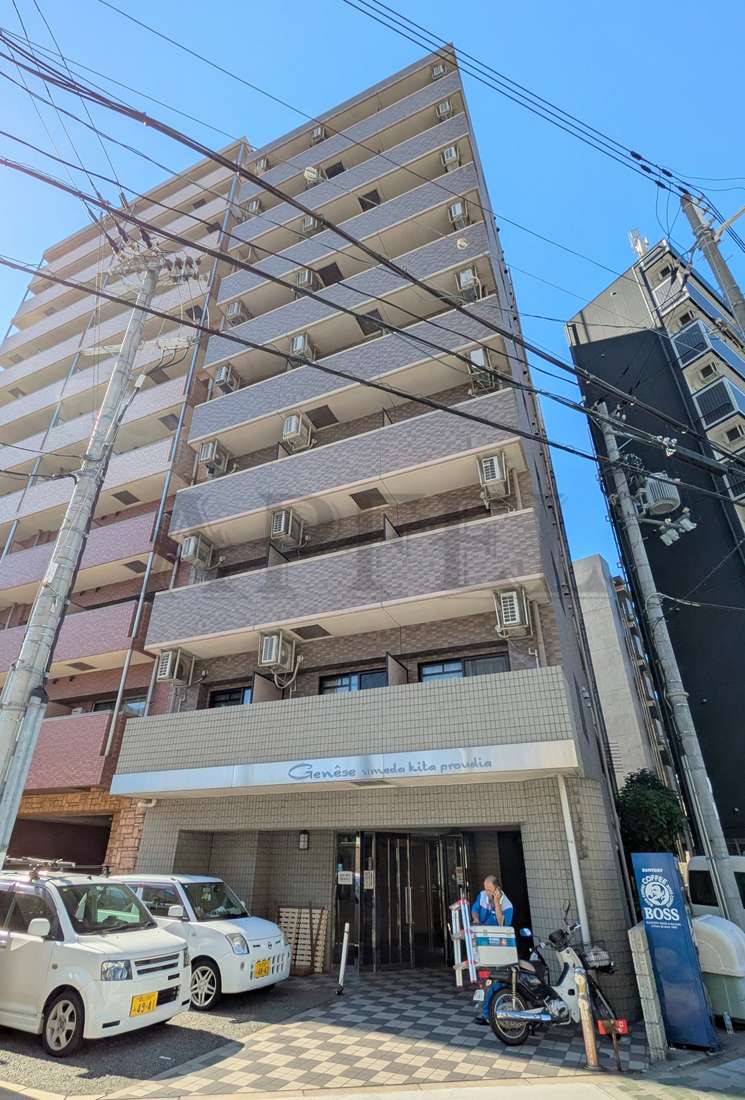 ジュネーゼ梅田北プラウディアの外観