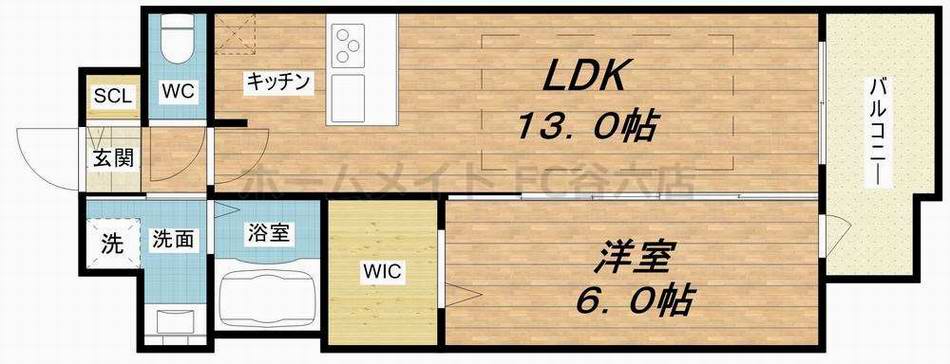 13階の間取り図