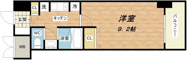 5階の間取り図