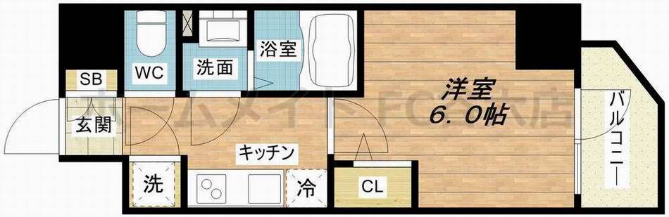 14階の間取り図