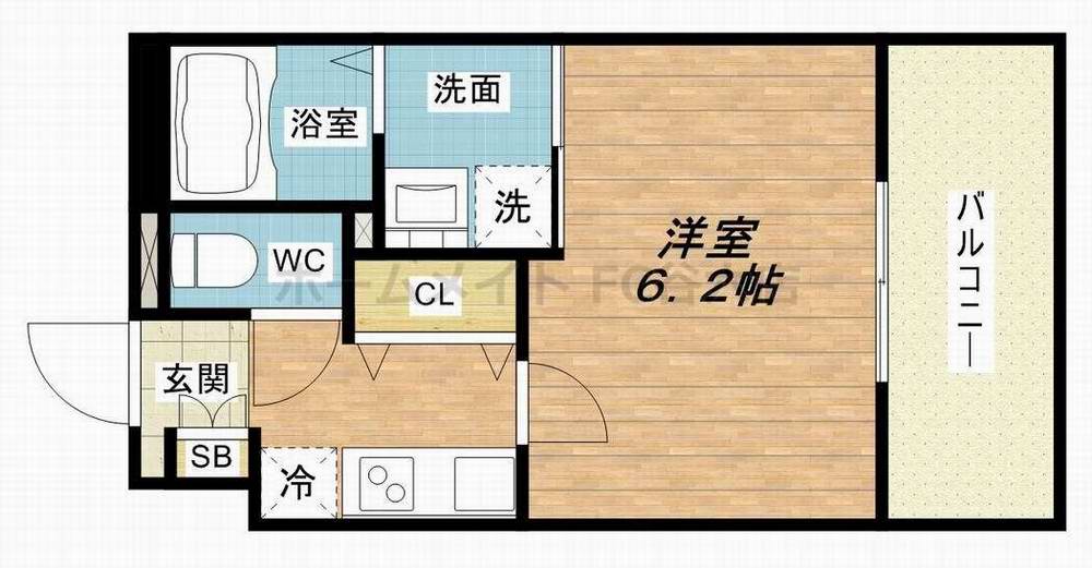 4階の間取り図