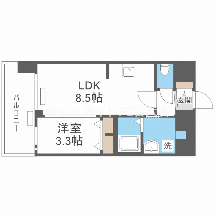 13階の間取り図