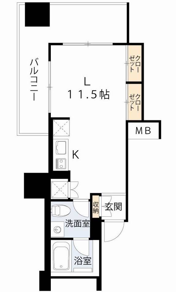 7階の間取り図