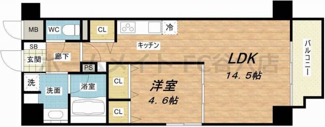 4階の間取り図