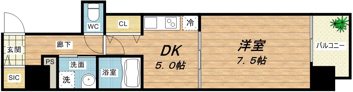 14階の間取り図