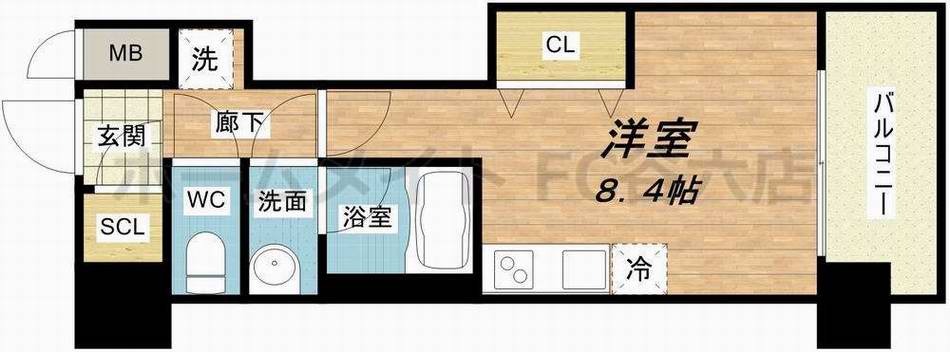 3階の間取り図