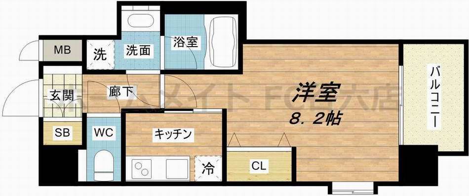 9階の間取り図