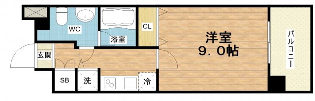 7階の間取り図