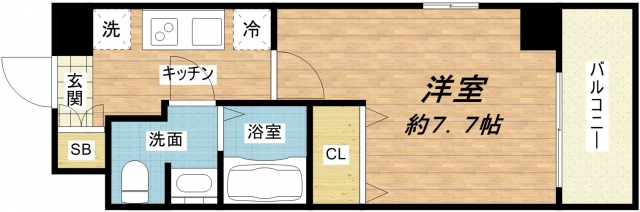 2階の間取り図