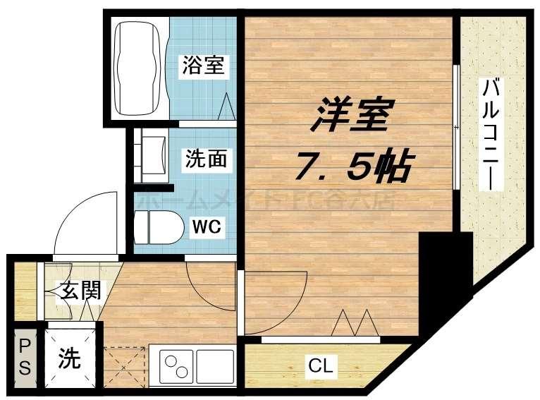 5階の間取り図